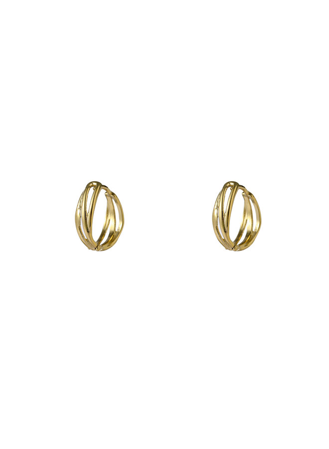 Day & Eve oorbellen E66190-2 Goudkleurig