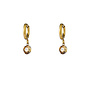 Day & Eve oorbellen E66152-4 Bruin/Goudkleurig