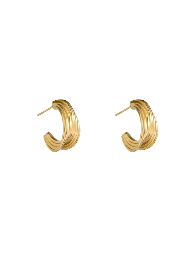 Day & Eve oorbellen E66226-2 Goudkleurig
