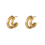 Day & Eve oorbellen E66341-2 Goudkleurig