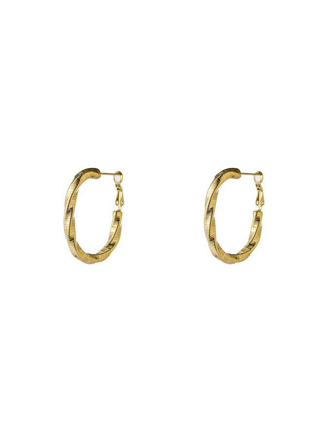 Day & Eve oorbellen E66328-2 Goudkleurig