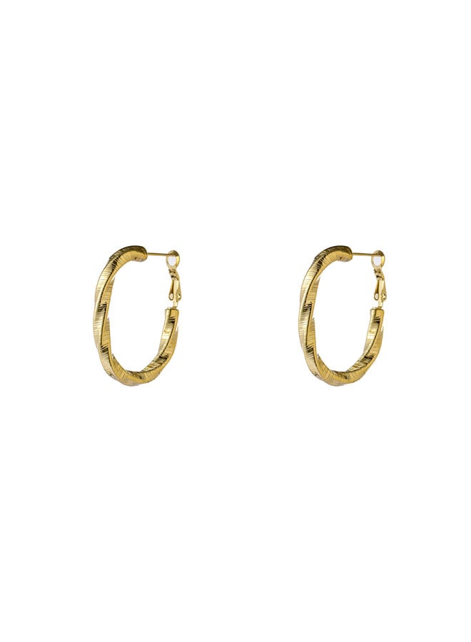 Day & Eve oorbellen E66328-2 Goudkleurig