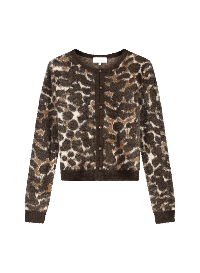Vest Henry Brown Inky Leopard