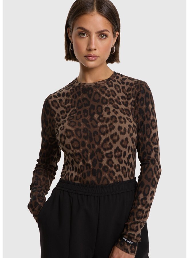 Top Knitted Rib Animal