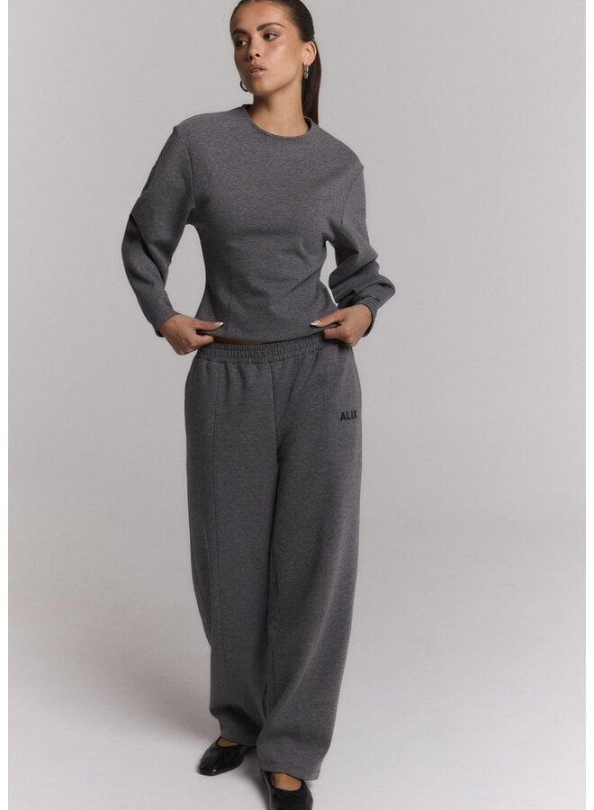 Broek Barrel Antracite Melange