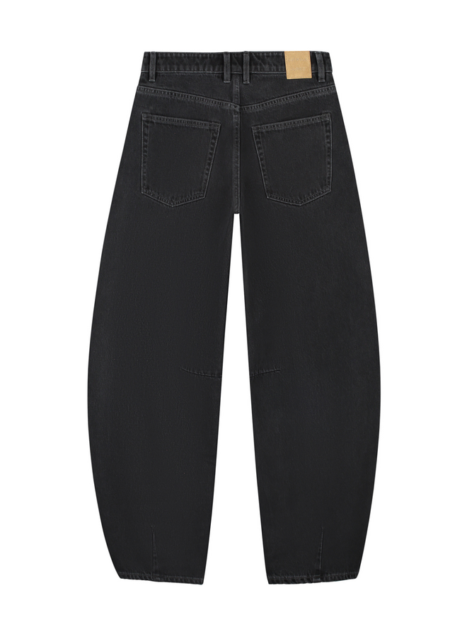 Jeans Bold Barrel Fit Washed Black