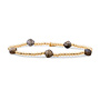 Sparkling Jewels armband Cushion Cut Labradorite Goudkleurig