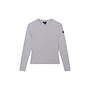 Top Knitted Rib Grey Melange