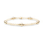Sparkling Jewels armband Bold Mix Buttery Jade Goudkleurig