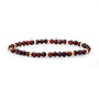 Sparkling Jewels armband Roundel Interstellar Red Tiger Eye Goudkleurig