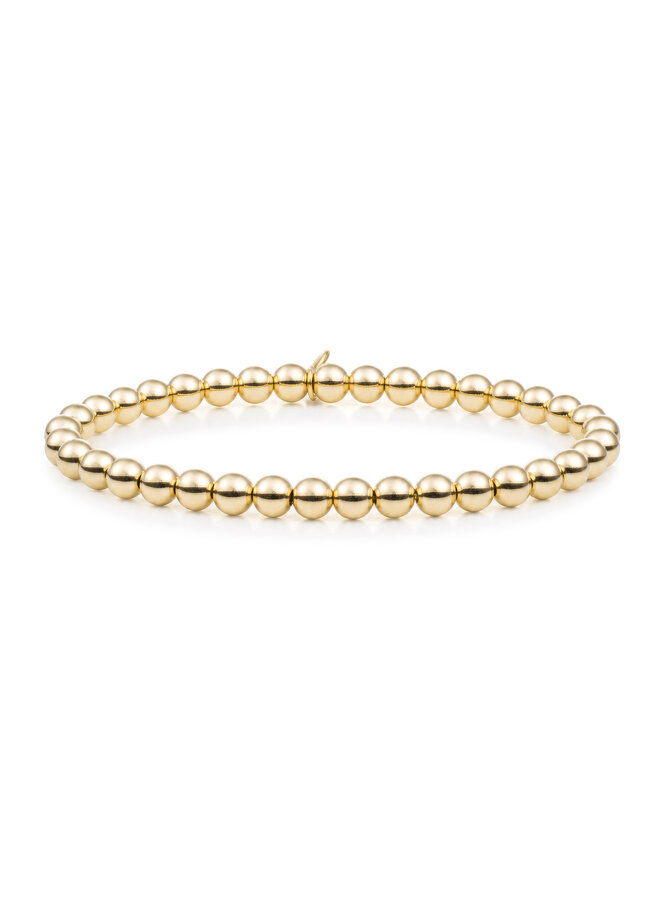 Sparkling Jewels armband Saturn 5 mm Goudkleurig