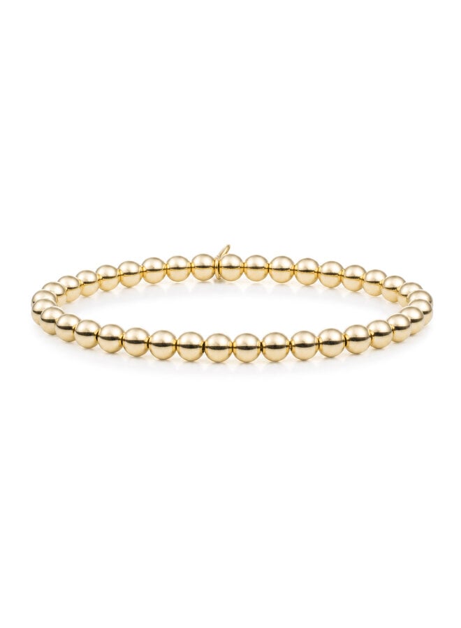 Sparkling Jewels armband Saturn 5 mm Goudkleurig