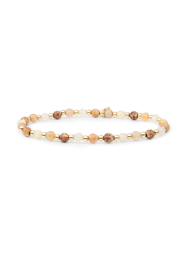 Sparkling Jewels armband Interstellar Multi 06 Gem 3MM Goudkleurig