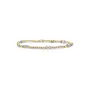 Sparkling Jewels armband Double Reverse Ice Blue Quartz Goudkleurig