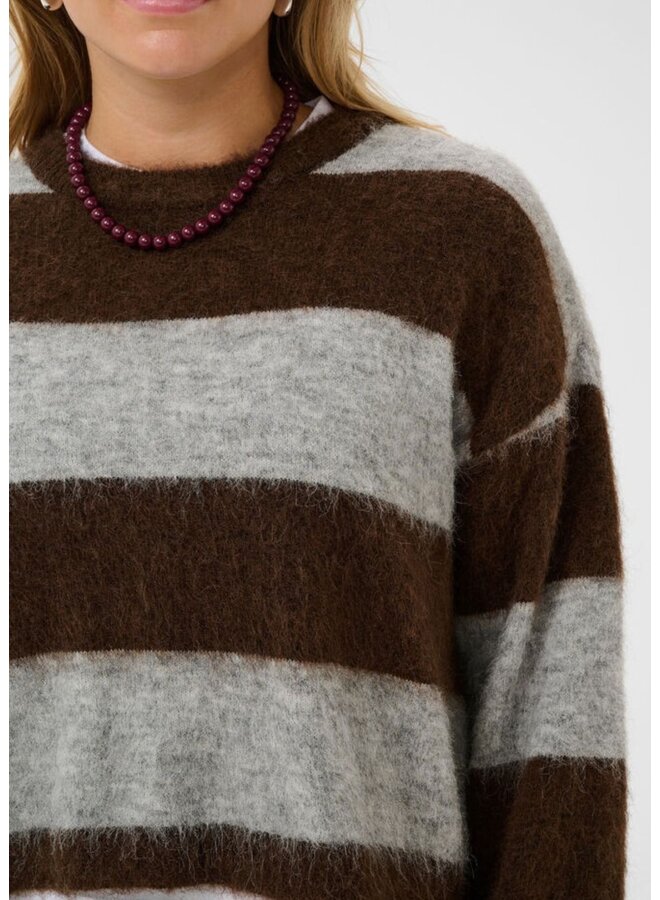 Trui TayzieSZ Chocolate Grey Melange