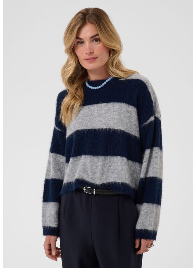 Trui TayzieSZ Navy Grey Melange