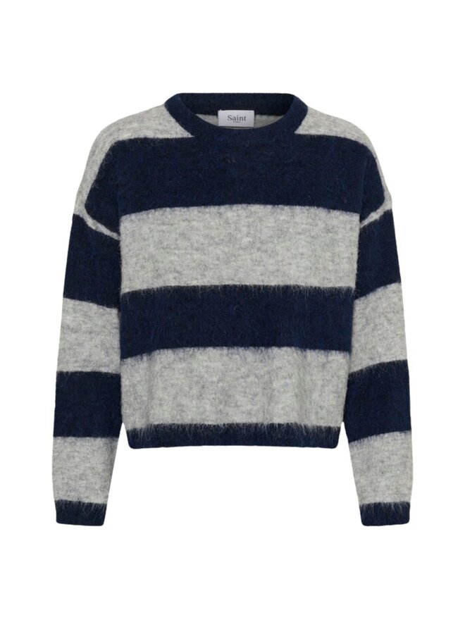 Trui TayzieSZ Navy Grey Melange