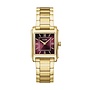 CLUSE horloge Anglee Goudkleurig/Dark Cherry