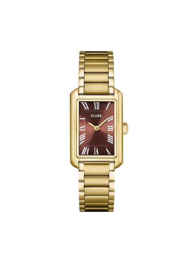 CLUSE horloge Belisenna Goudkleurig/Mocha