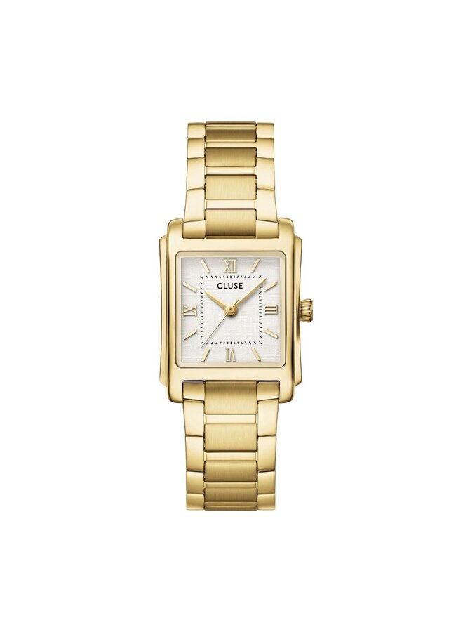CLUSE horloge Anglee Goudkleurig/Wit