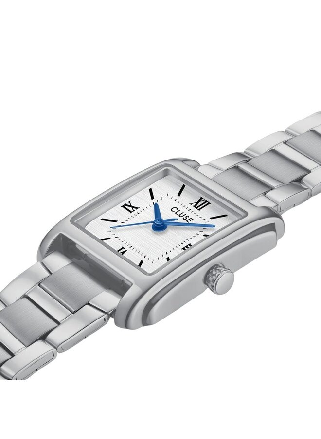 CLUSE horloge Anglee Zilver/Wit
