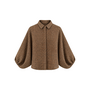 Blouse Noa Camel/Zwart Onesize