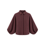Blouse Noa Cognac/Bordeaux/Blauw Onesize