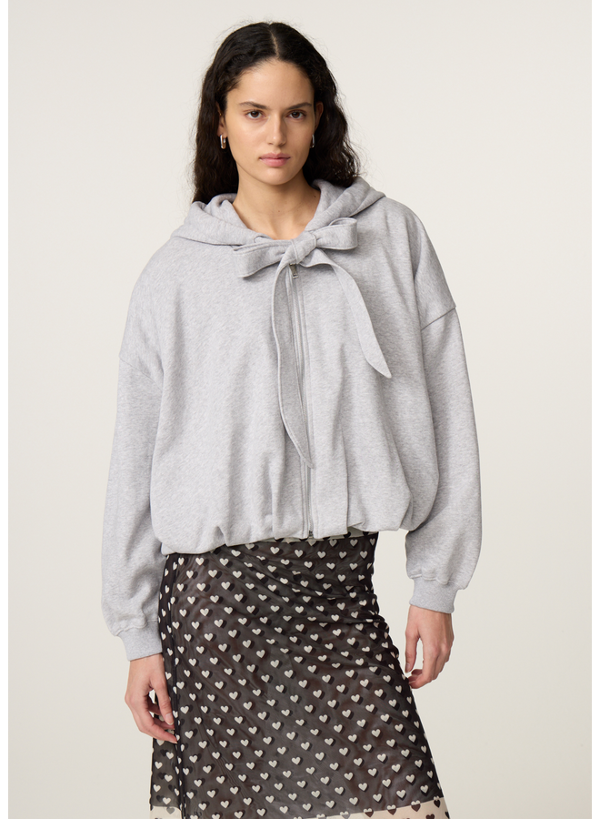 Hoodie Bubble Grey Melange