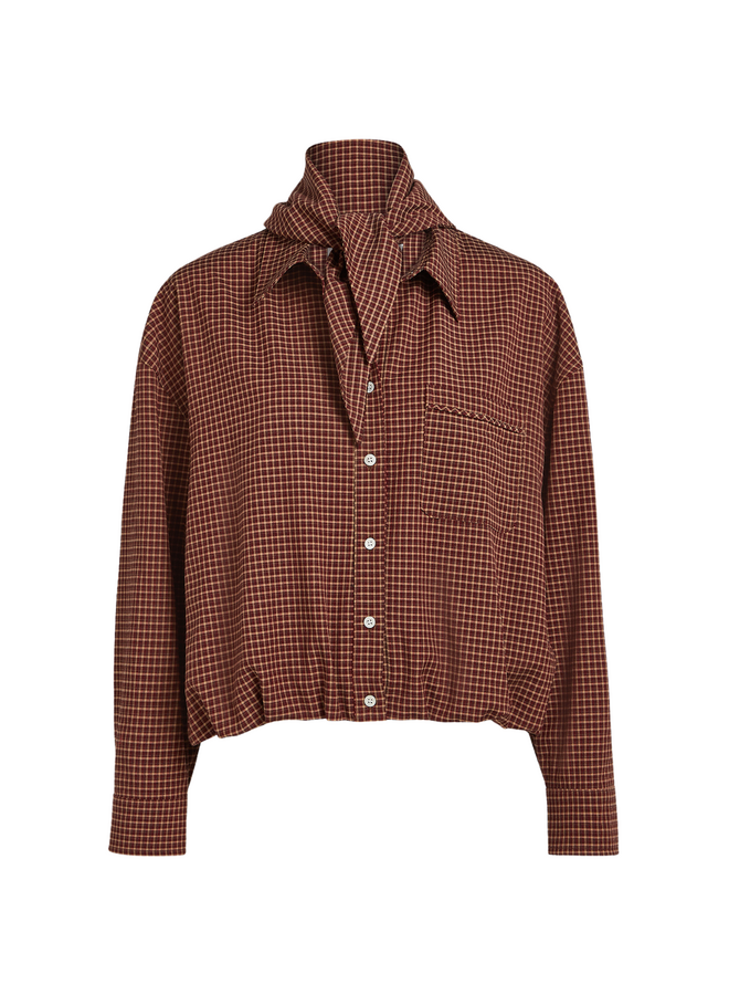 Blouse Yana Russet Brown