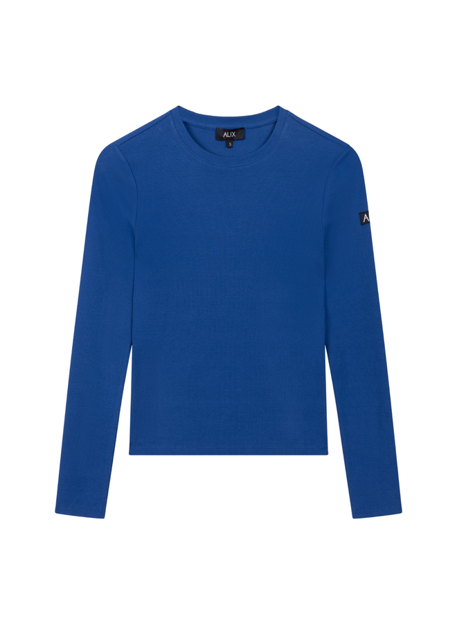 Top Knitted Rib Dark Blue