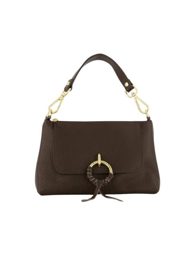 Jewelz tas Cosi Classic Grain Donkerbruin/Goudkleurig