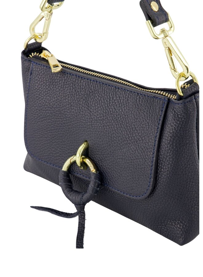Jewelz tas Cosi Classic Grain Donkerblauw/Goudkleurig