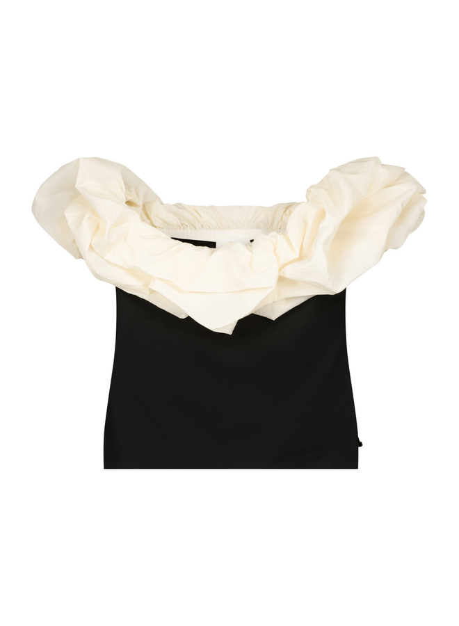 Top Poppie Black/Cosy White