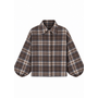 Blouse Noa Bruin/Donkerblauw Onesize
