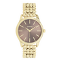 OOZOO Timepieces horloge C11673 Goudkleurig/Taupe