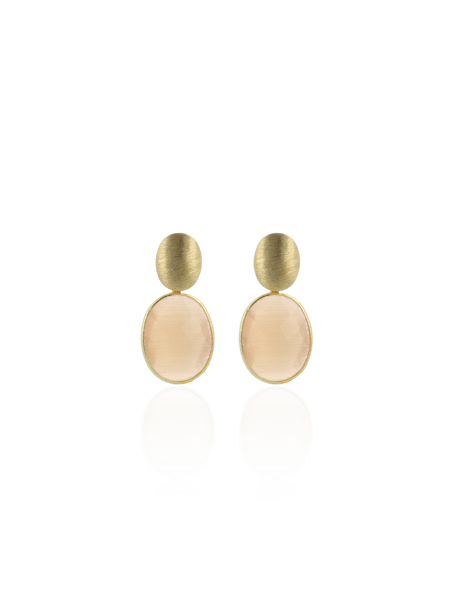 LOTT. oorbellen Giorgia S Champagne/Goud Verguld