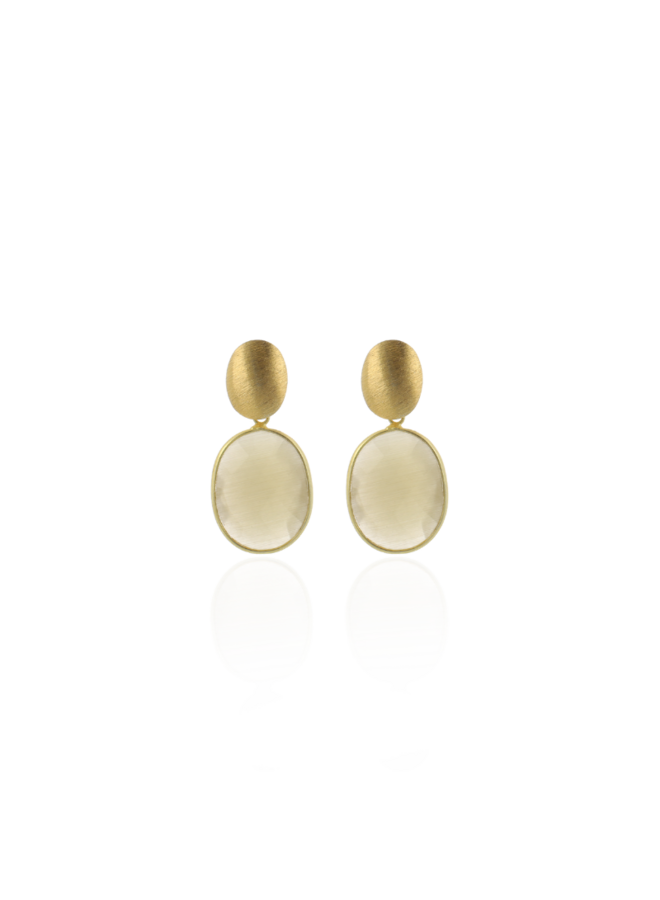 LOTT. oorbellen Giorgia S Wax/Goud Verguld