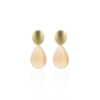 LOTT. oorbellen Rae L Champagne/Goud Verguld