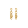 LOTT. oorbellen Norell Soft Gold/Shadow/Goud Verguld