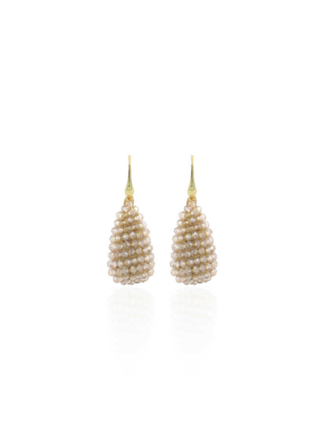 LOTT. oorbellen Amy XS Soft Champagne/Goud Verguld