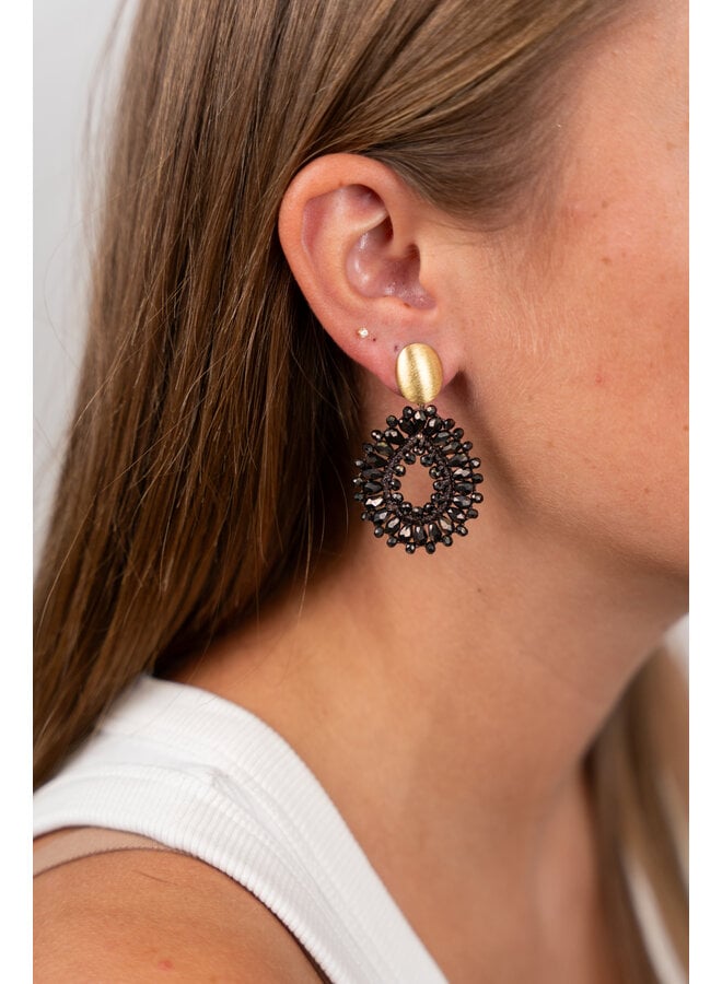 LOTT. oorbellen Robin S Metallic Brown/Goud Verguld