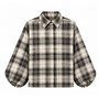 Blouse Kira Zwart/Offwhite Onesize