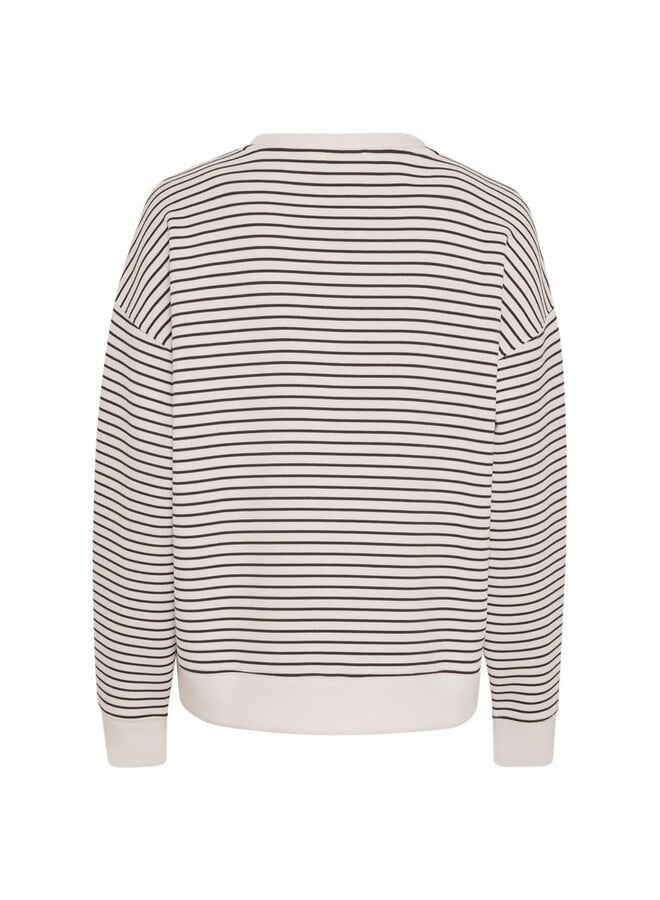 Sweater Ima Q Stripe Egret/Delicioso