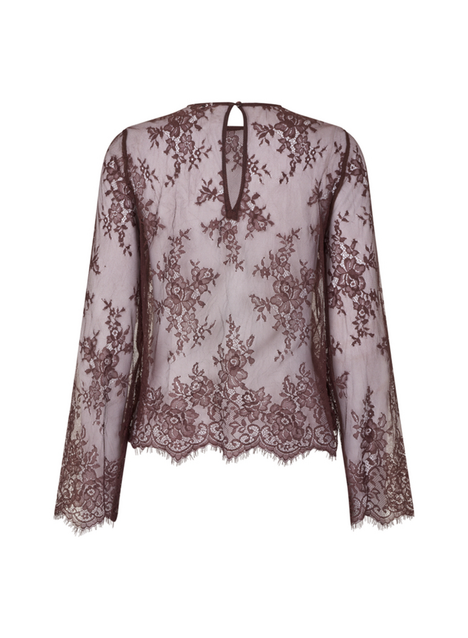 Top Marielle-M Maroon Noir
