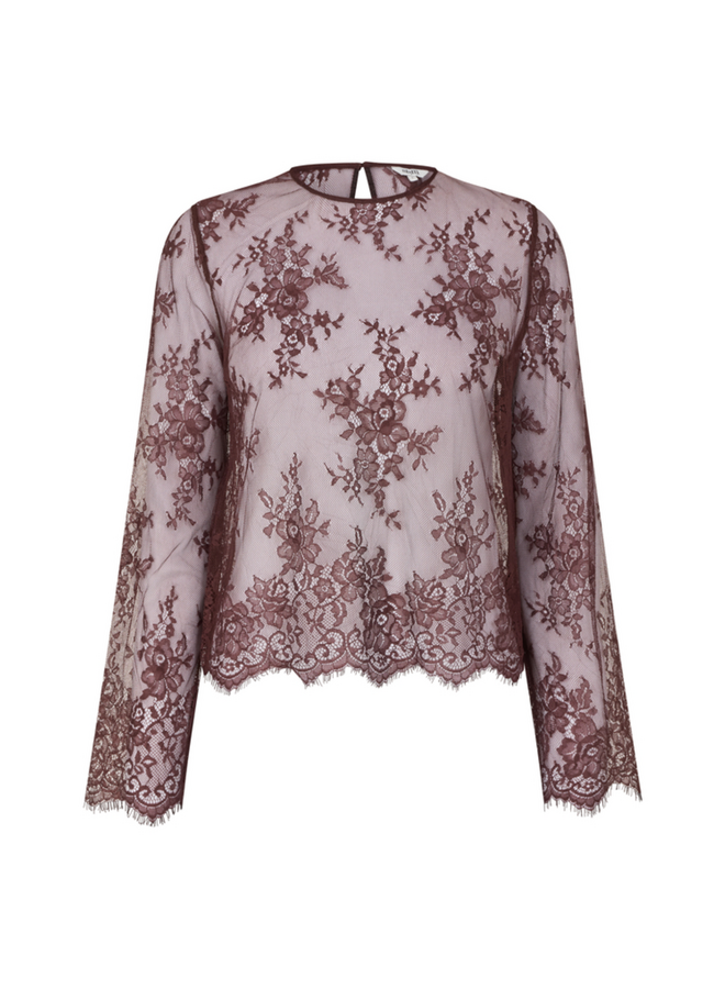 Top Marielle-M Maroon Noir