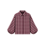 Blouse Noa Burgundy geblokt Onesize