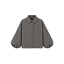 Blouse Noa Grijs/Blauw geblokt Onesize