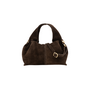 Jewelz tas Polly Suède Donkerbruin/Goudkleurig
