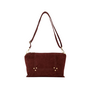 Jewelz tas Anne Suède Burgundy/Goudkleurig