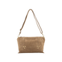Jewelz tas Anne Suède Taupe/Goudkleurig